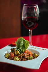 pasta with tomato sauce