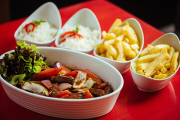 chicken and vegetable salad