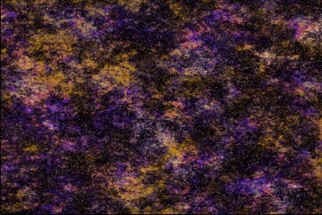 Plakat Galaxy - universe with colorful nebulae and many stars
