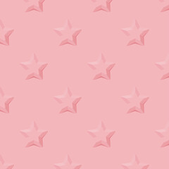 Obraz premium pattern of star-shape paper art