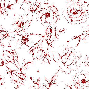 Vintage red marble pattern Vector. Beautiful glossy texture. optic white structure decor