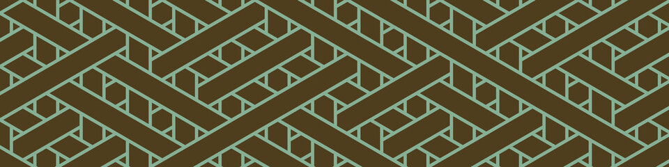 Obraz premium Colour Hexagon Tile Connection art background design illustration