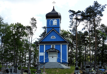 wyświecona w 1883 roku prawosławna cerkiew cmentarna pod wezwaniem świętego Jana teologa w miejscowości Pawły na Podlasiu w Polsce