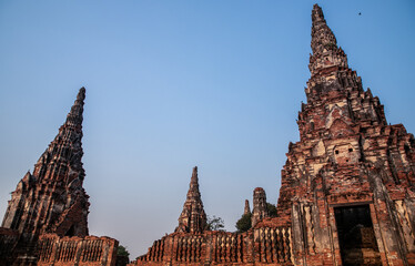 Wat Chaiwatthanaram temple in Ayutthaya Historical Park, Thailand