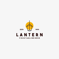 Lantern logo design with minimalist style © chairul