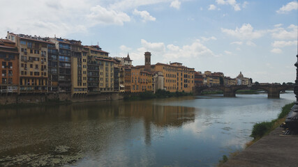 Obraz premium 18 June 2015 Arno River Florence, Italy