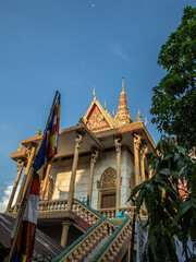 Preah Puth Mean Bon, a buddhist temple of Phnom Penh, Cambodia