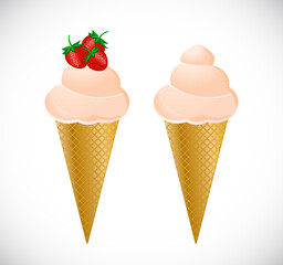 icecream strawberry icon