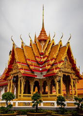 Fototapeta premium Maha But Temple, (Mahabut Temple) Mae Nak Shrine, Bangkok, Thailand