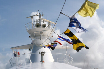 Cruise ship flags