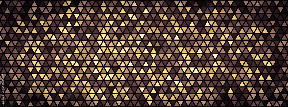 Poster abstract polygonal triangle illustration. triangular backdrop.