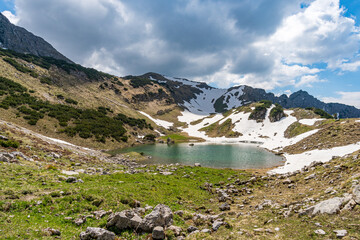 Mountain tour in the Allgau Alps