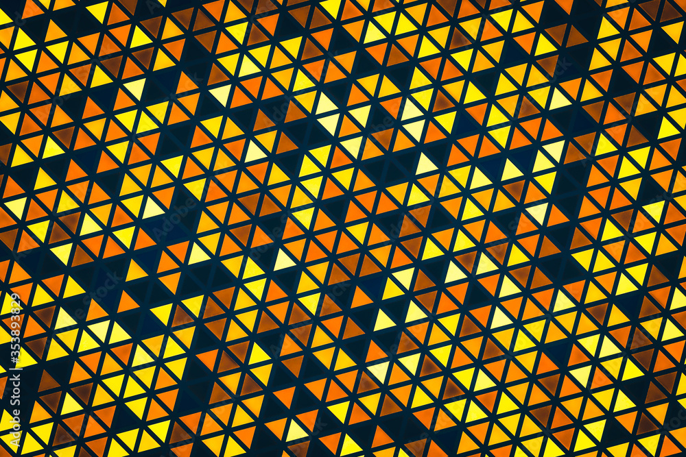 Poster abstract polygonal triangle illustration. triangular backdrop.
