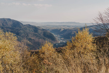 Mountains in autumn colors. To feel free