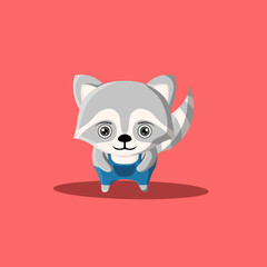 Cute raccoon