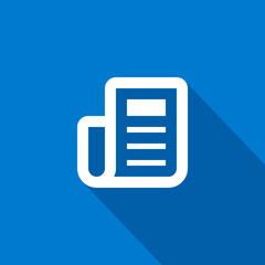 News and reviews vector app web line icon for websites and apps mobile minimalistic flat design