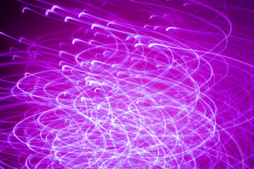 Lightpainting abstracto morado