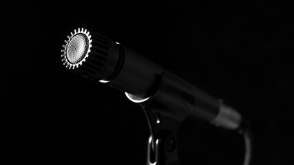 Instrument mic professional guitar microphone SM57 - black background