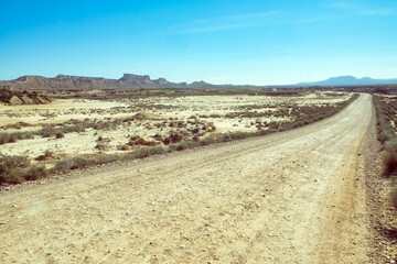 road in the desert