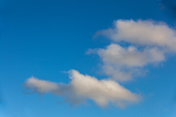 Blue sky background with clouds