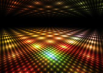 Abstract Colorful Dance Floor Background Texture
