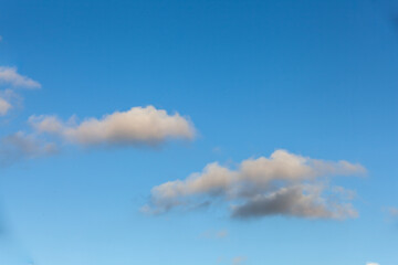 Blue sky background with clouds