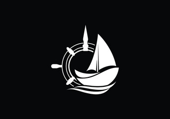 Ship Logo, cruise ship Logo Design Vector template, Boat sign symbol