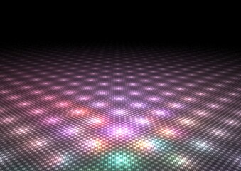 Abstract Colorful Dance Floor Background Texture