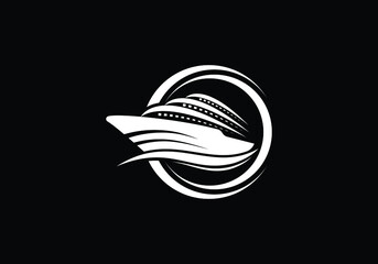 Ship Logo, cruise ship Logo Design Vector template, Boat sign symbol