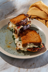 Toasted Chicken Mozzarella Sandwich