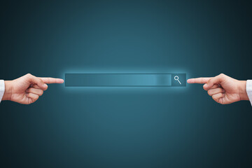 search and seo concept, business concept , keywords concept