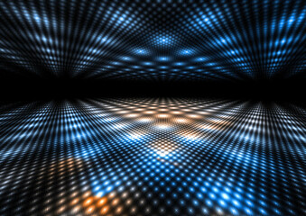 Abstract Colorful Dance Floor Background Texture