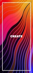 Abstract  gradient  wave. Vector vibrant background, with blending colors and textures. Vector Illustration For Wallpaper, Banner, Background, Card, Book Illustration, landing page
