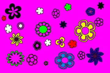 fiori figlio dei fiori hippy 