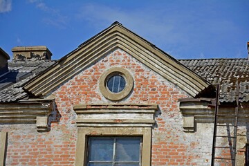 Fototapeta na wymiar Windows and doors. Village Korenevka in the Gomel region. Gomel region. Belarus.