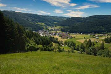 Fototapeta na wymiar Hofstetten im Kinzigtal im Schwarzwald