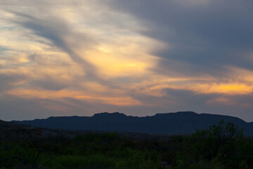 Obraz premium Sunset in the desert