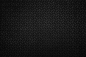 Black Metal Diamond Plate Texture Background.