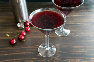 Cherry Martini (aka Cherrytini): Two sweet martinis made with cherry liqueur, cherry juice, and vodka