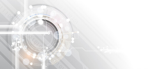 Obraz premium abstract futuristic fade computer technology business background