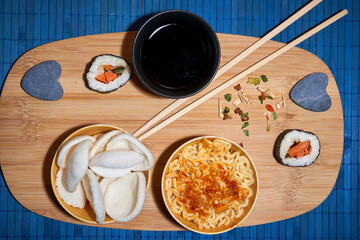 sushi dinner with love alone