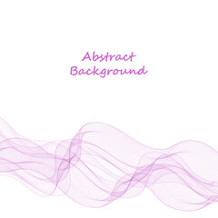 Violet wave. Abstract vector illustration. Background image. eps 10