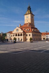 Fototapeta na wymiar House of the councill , City hall of Brasov (Casa Sfatului), Transylvania, Romania 