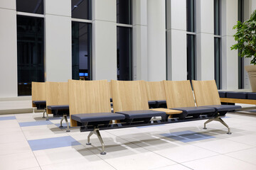Seats at New Chitose Airport.