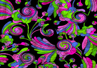 abstract geometric shapes pattern design