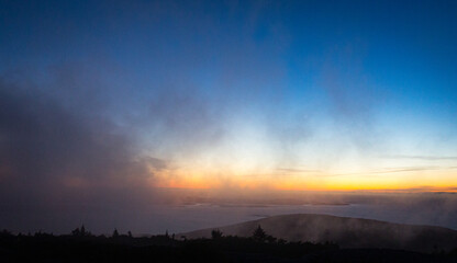 Sunrise as seen from Mount Desert, Acadia National Park, Maine, USA