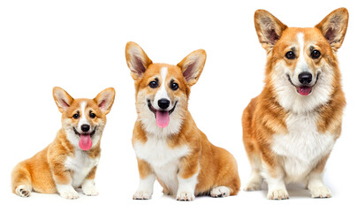 cute welsh corgi puppy smiles
