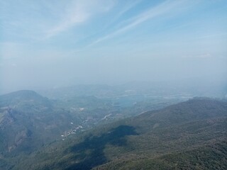 view of the mountains
