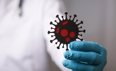Virus outbreak, health threatening virus vaccination.