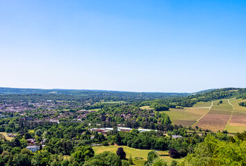 Fototapeta na wymiar View of Surrey Hills - Surrey, United Kingdom